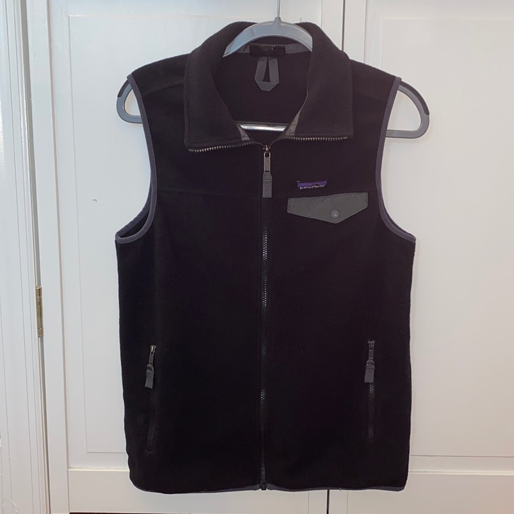 Black Patagonia Vest Size Medium